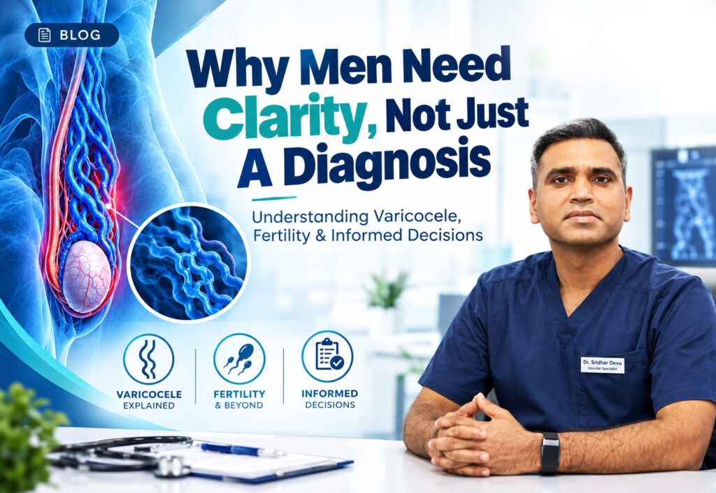 Varicocele and fertility explained by Dr. Sridhar Devu for informed treatment decisions